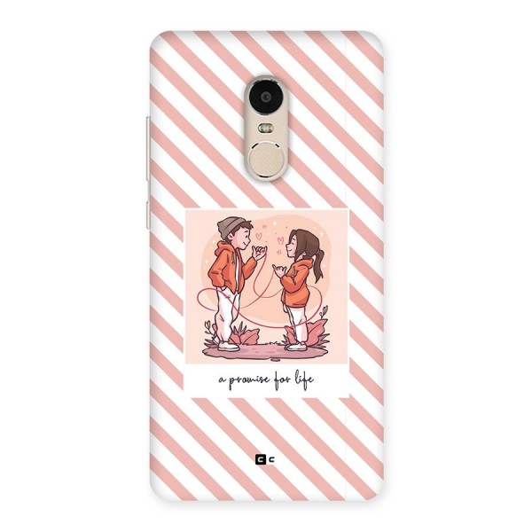 Promise For Life Back Case for Redmi Note 4