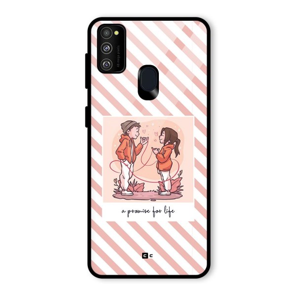 Promise For Life Glass Back Case for Galaxy M30s