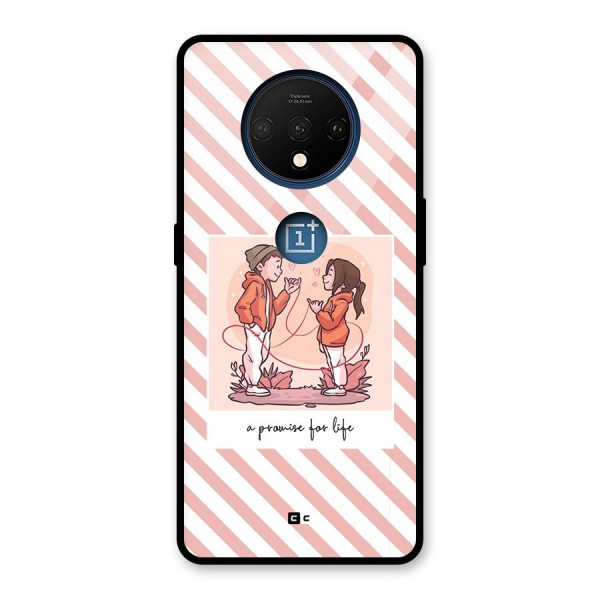 Promise For Life Glass Back Case for OnePlus 7T