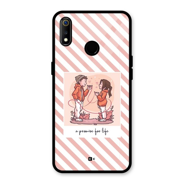 Promise For Life Glass Back Case for Realme 3