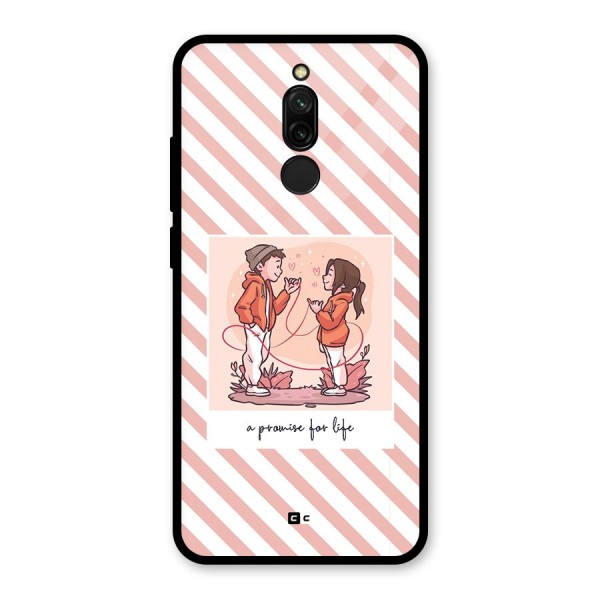 Promise For Life Glass Back Case for Redmi 8