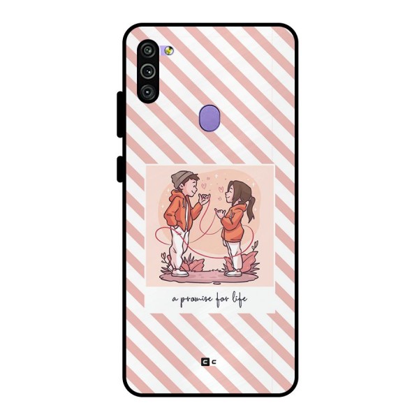 Promise For Life Metal Back Case for Galaxy M11