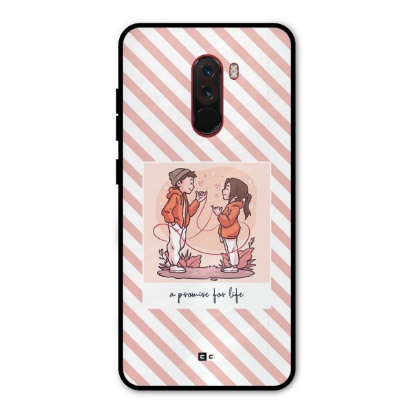 Promise For Life Metal Back Case for Poco F1