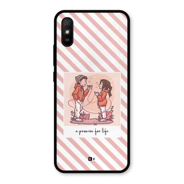 Promise For Life Metal Back Case for Redmi 9i