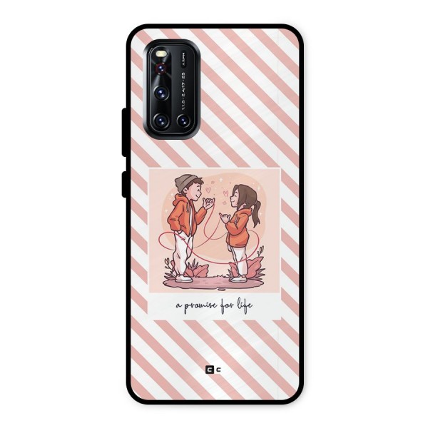 Promise For Life Metal Back Case for Vivo V19