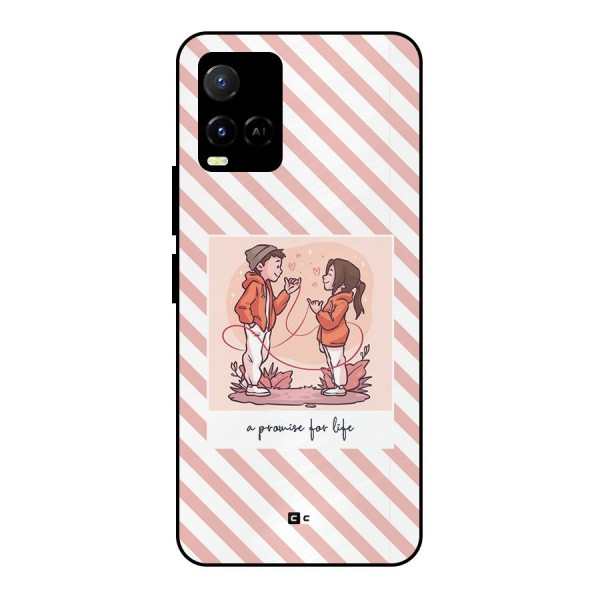 Promise For Life Metal Back Case for Vivo Y21A