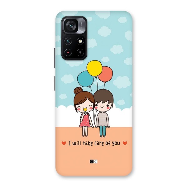 Promise To Care Back Case for Poco M4 Pro 5G