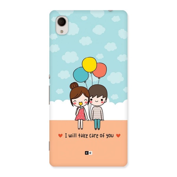 Promise To Care Back Case for Xperia M4 Aqua