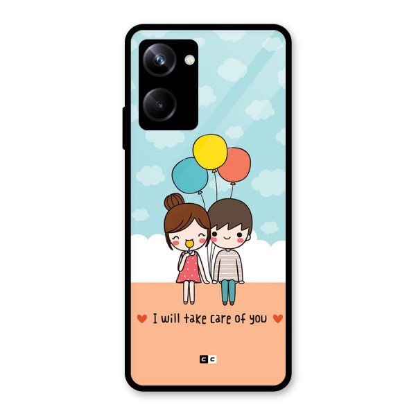 Promise To Care Glass Back Case for Realme 10 Pro