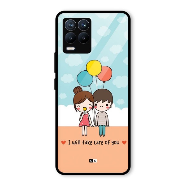 Promise To Care Glass Back Case for Realme 8 Pro