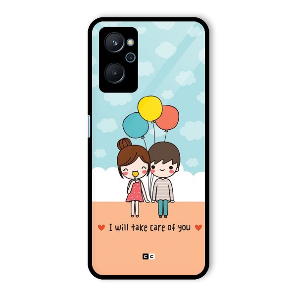 Promise To Care Glass Back Case for Realme 9i