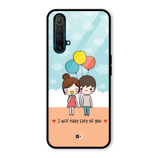 Promise To Care Glass Back Case for Realme X3 SuperZoom