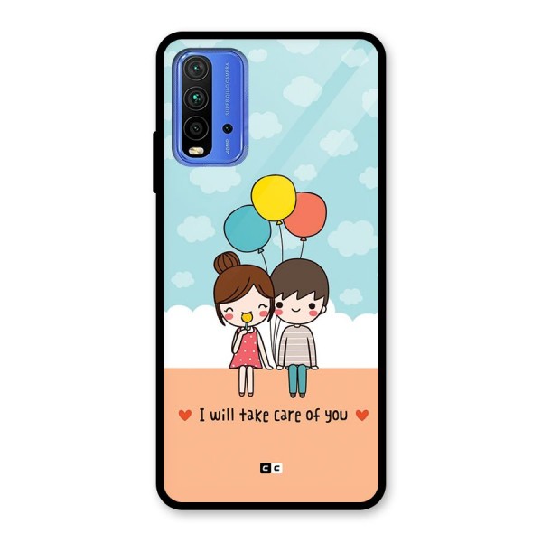 Promise To Care Glass Back Case for Redmi 9 Power