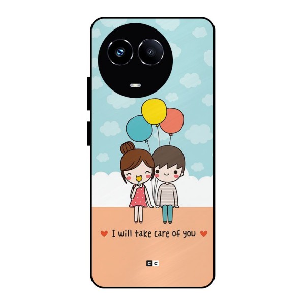 Promise To Care Metal Back Case for Realme 11 5G