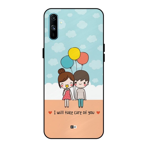 Promise To Care Metal Back Case for Realme C3