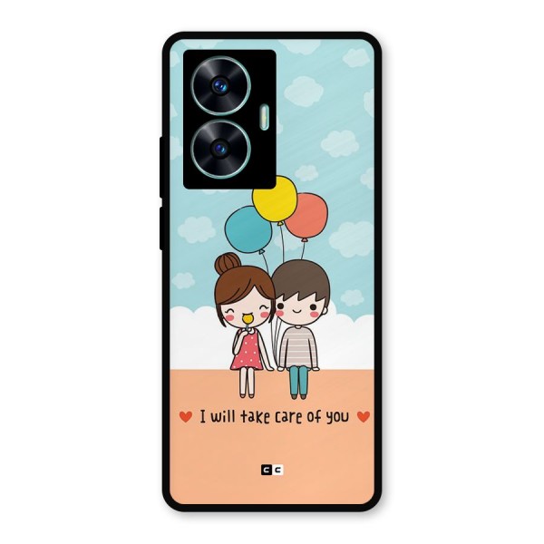 Promise To Care Metal Back Case for Realme C55