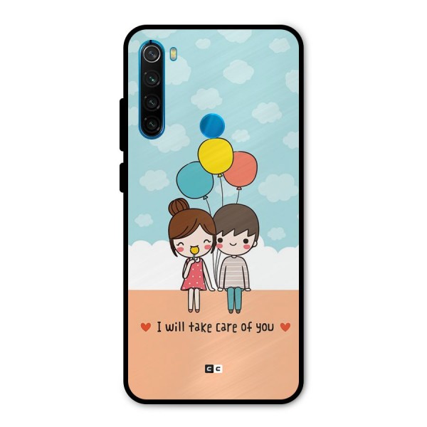 Promise To Care Metal Back Case for Redmi Note 8