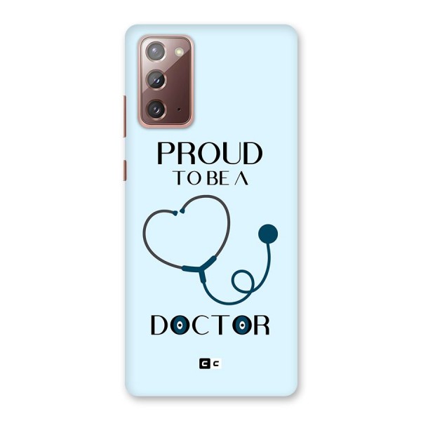 Proud 2B Doctor Back Case for Galaxy Note 20