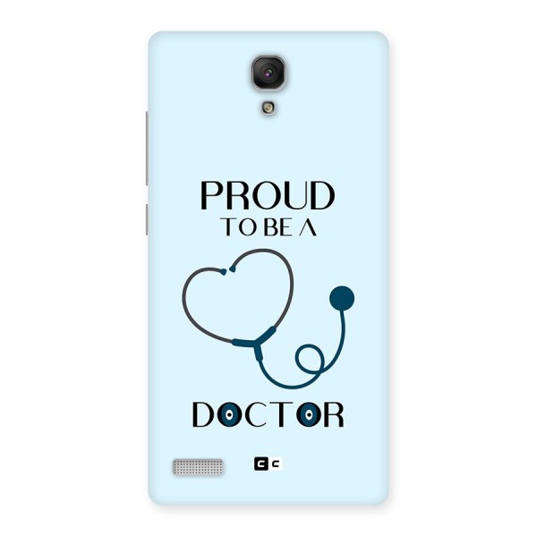 Proud 2B Doctor Back Case for Redmi Note