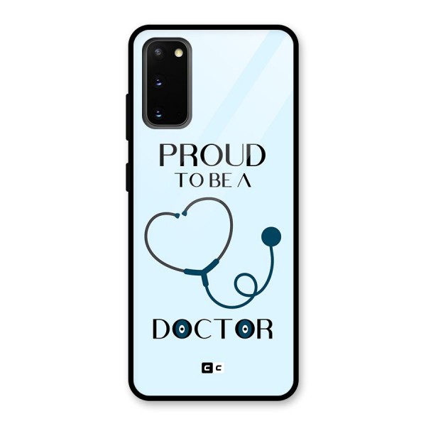 Proud 2B Doctor Glass Back Case for Galaxy S20