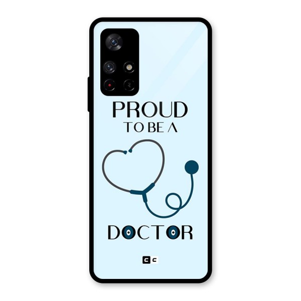 Proud 2B Doctor Glass Back Case for Redmi Note 11T 5G