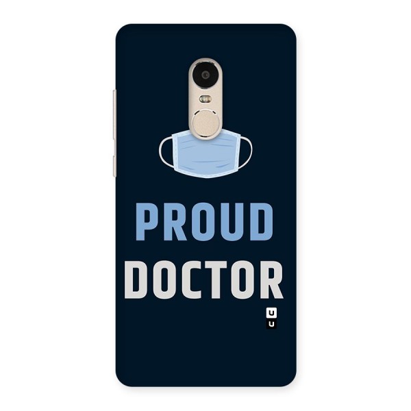 Proud Doctor Back Case for Xiaomi Redmi Note 4