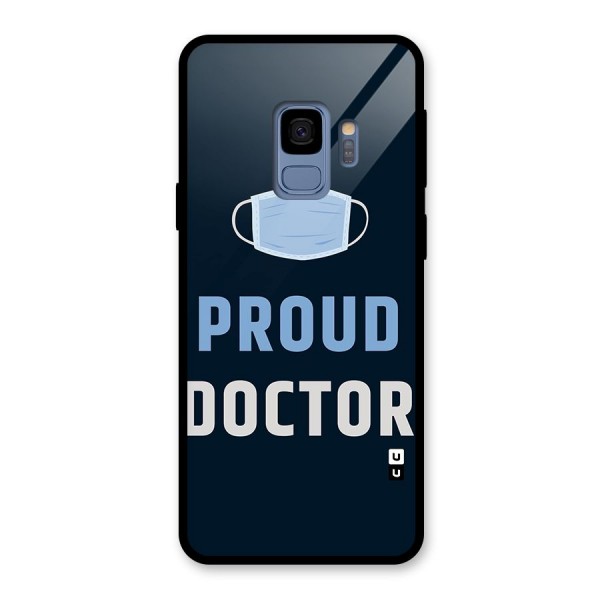 Proud Doctor Glass Back Case for Galaxy S9