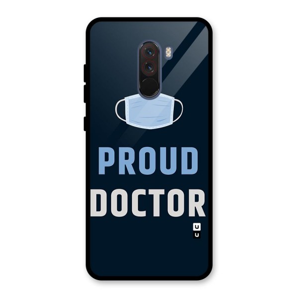 Proud Doctor Glass Back Case for Poco F1