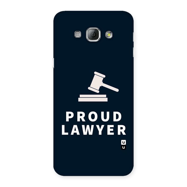 Proud Lawyer Back Case for Galaxy A8