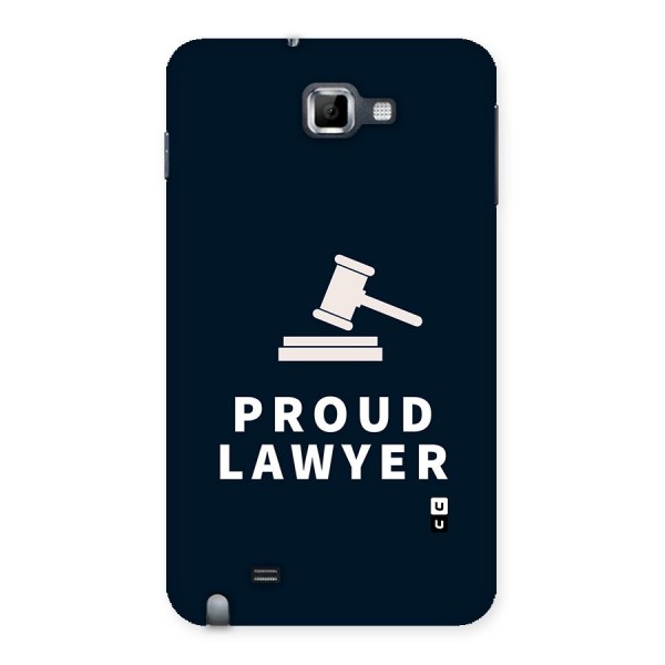 Proud Lawyer Back Case for Galaxy Note