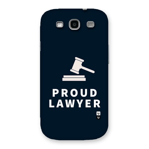 Proud Lawyer Back Case for Galaxy S3 Neo