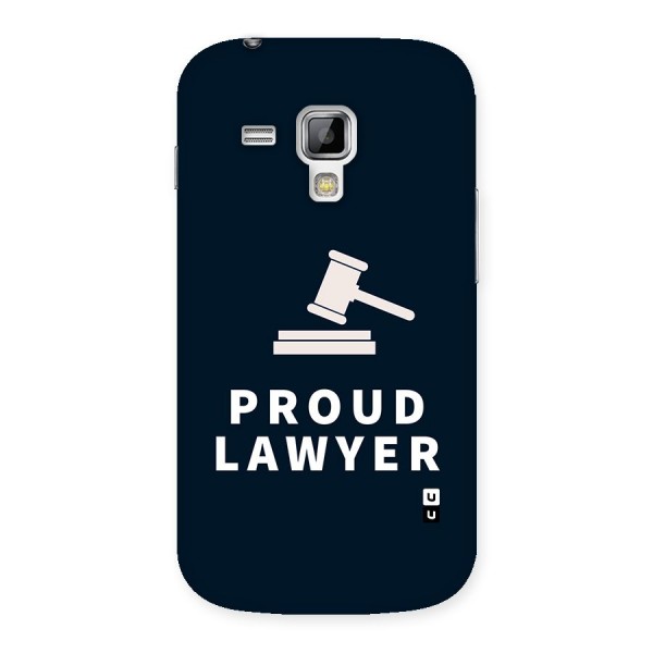 Proud Lawyer Back Case for Galaxy S Duos