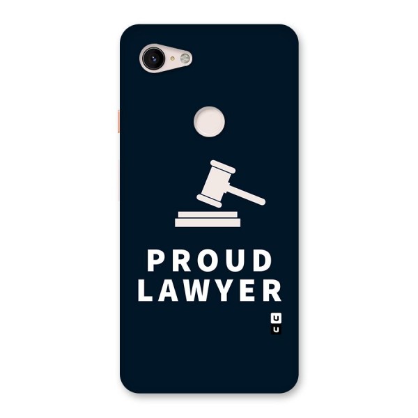 Proud Lawyer Back Case for Google Pixel 3 XL