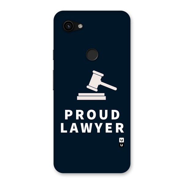 Proud Lawyer Back Case for Google Pixel 3a XL