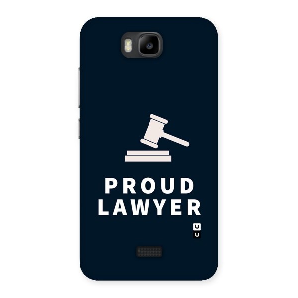 Proud Lawyer Back Case for Honor Bee