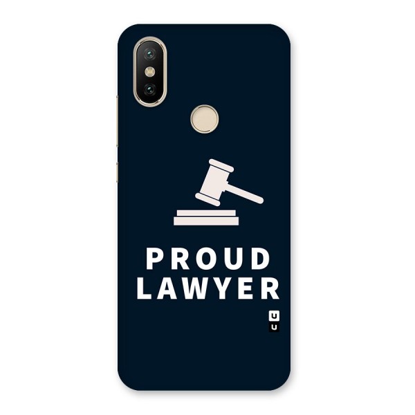 Proud Lawyer Back Case for Mi A2