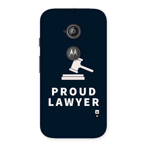 Proud Lawyer Back Case for Moto E 2nd Gen