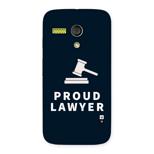 Proud Lawyer Back Case for Moto G