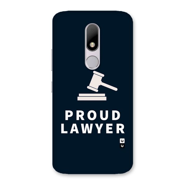 Proud Lawyer Back Case for Moto M