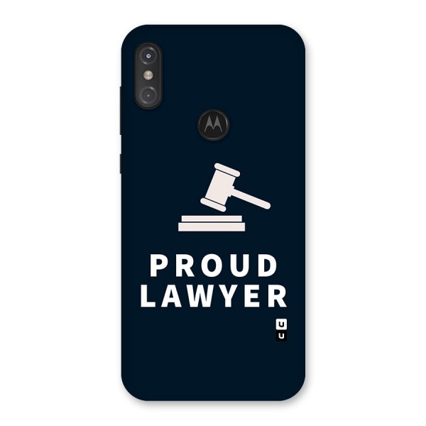 Proud Lawyer Back Case for Motorola One Power