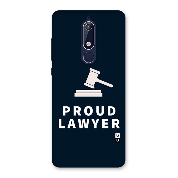 Proud Lawyer Back Case for Nokia 5.1