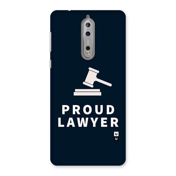 Proud Lawyer Back Case for Nokia 8