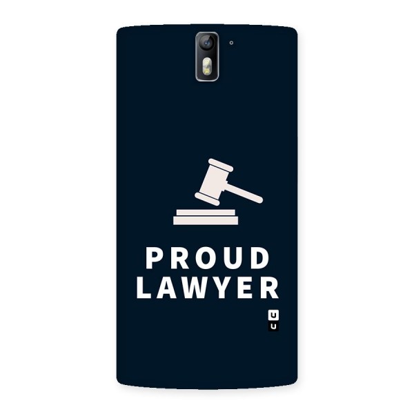 Proud Lawyer Back Case for One Plus One