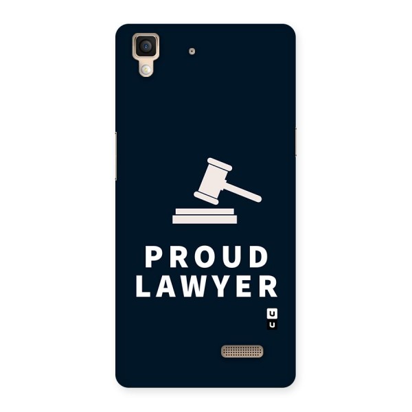 Proud Lawyer Back Case for Oppo R7