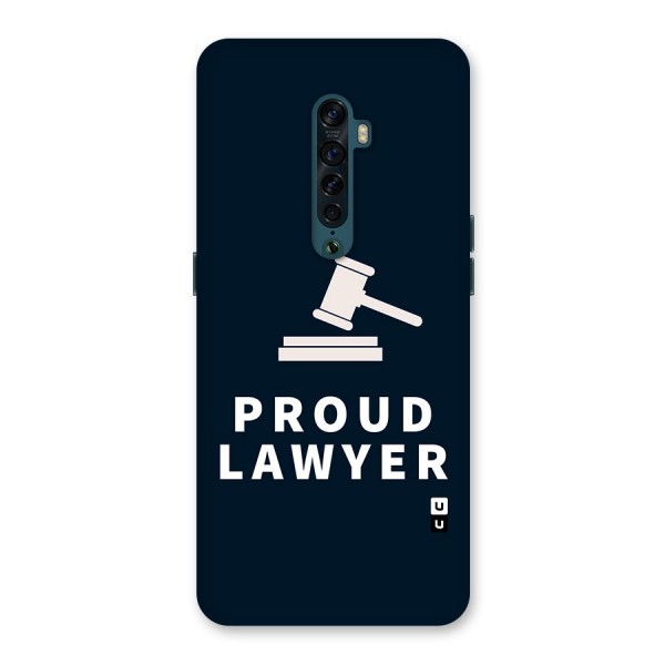 Proud Lawyer Back Case for Oppo Reno2