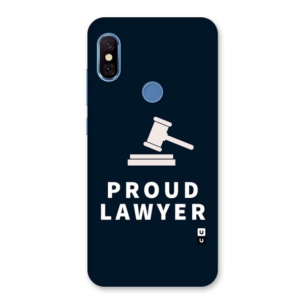 Proud Lawyer Back Case for Redmi Note 6 Pro