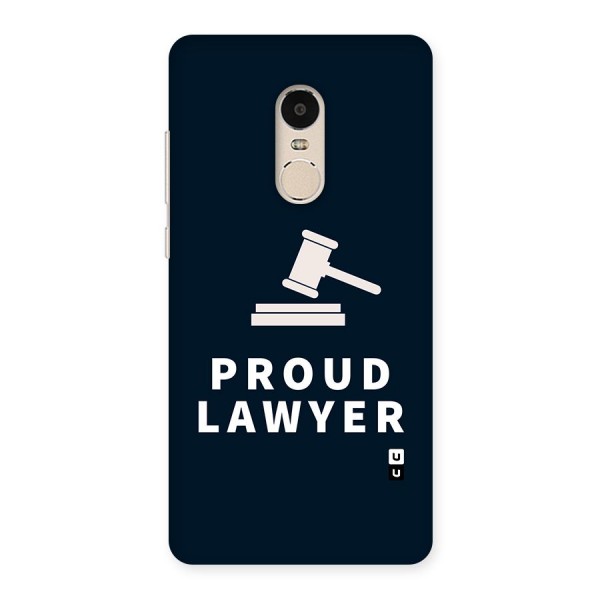 Proud Lawyer Back Case for Xiaomi Redmi Note 4