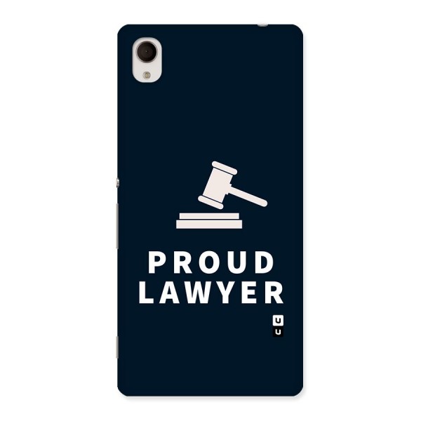 Proud Lawyer Back Case for Xperia M4 Aqua