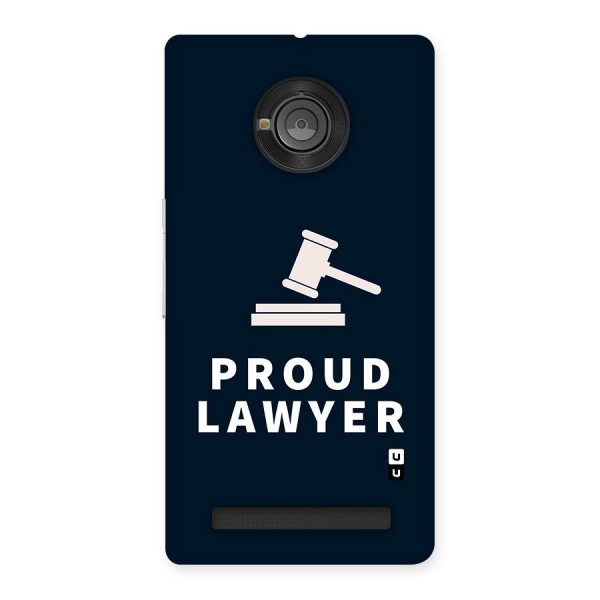 Proud Lawyer Back Case for Yu Yuphoria