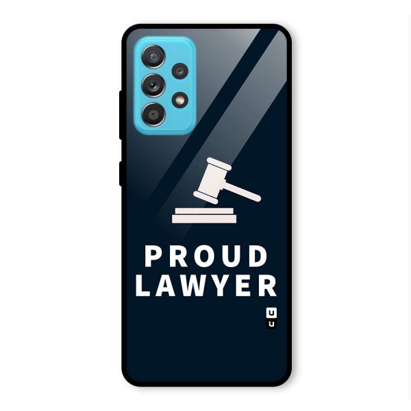 Proud Lawyer Glass Back Case for Galaxy A52s 5G